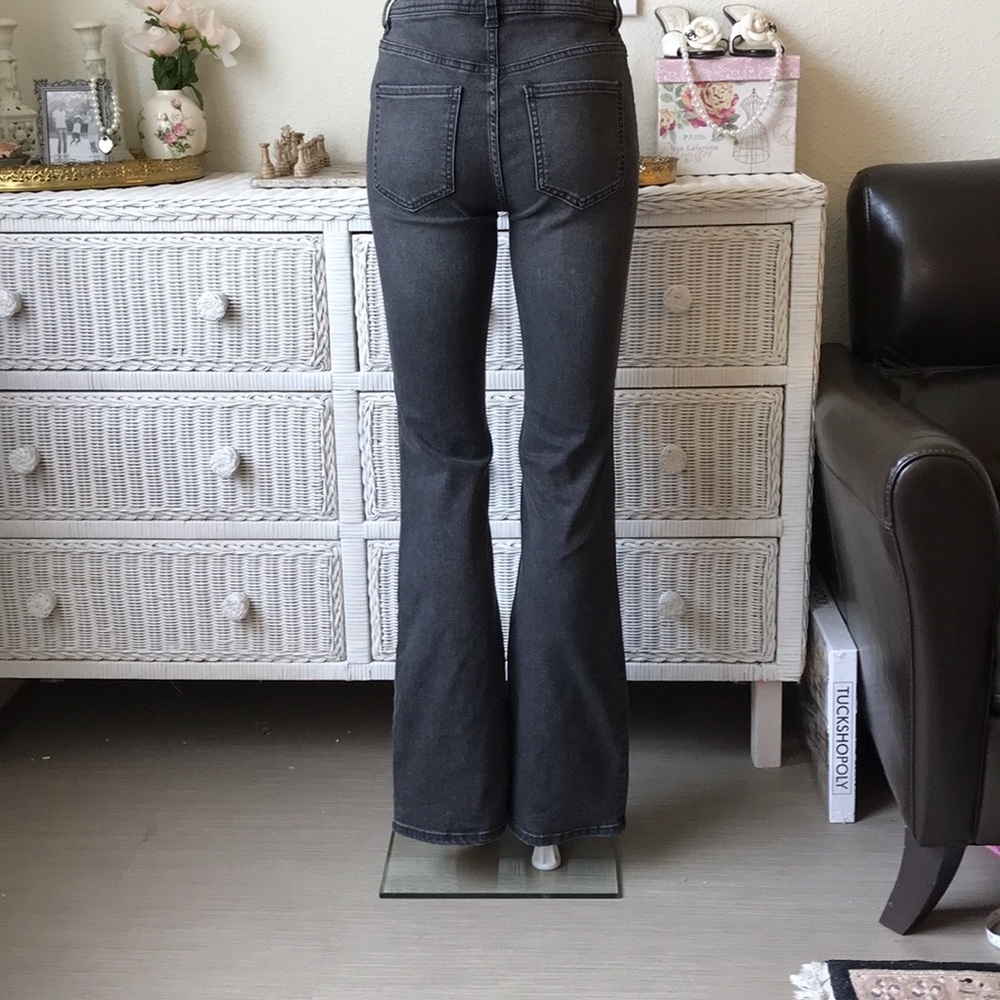 Free People palo alto faded black boot cut jean 26 - Picture 10 of 16